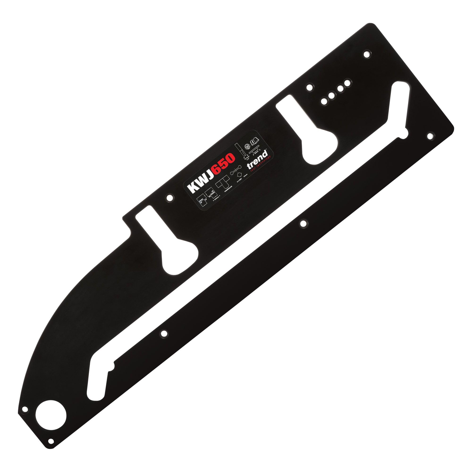 Trend Kitchen Worktop Routing Jig with Peninsular Cut, For Worktops Up to 650mm, KWJ650