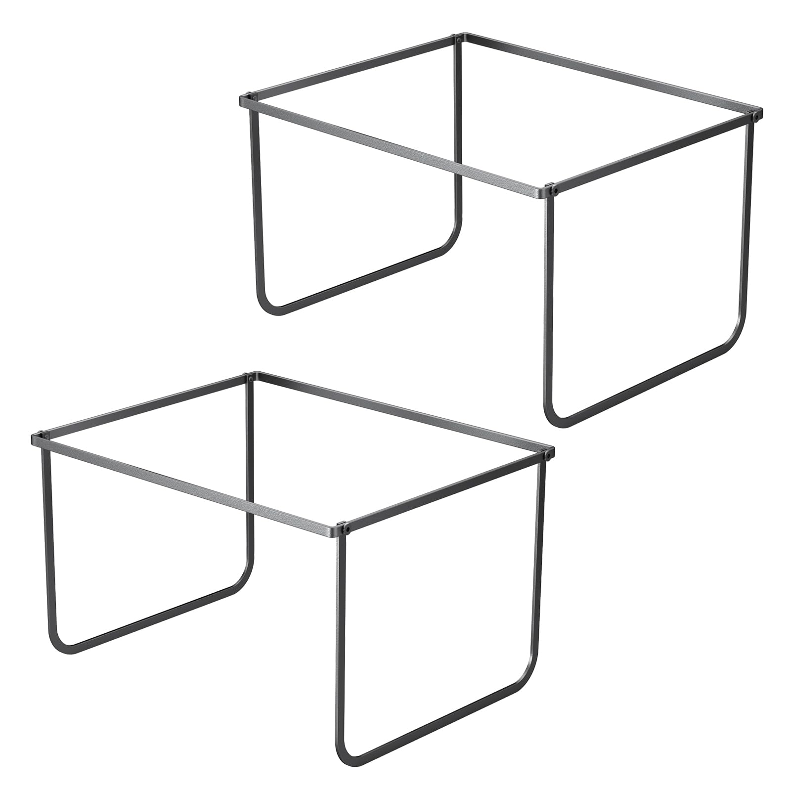 Photo 1 of Vanulee 2 Pack Legal and Letter Size Hanging File Folder Frame,Hanging File Folder Holder for Desktop Organizer,Metal Rack for Filing Cabinet or File Drawer, 12.4” Wide x 15.3” Long x 9.4" Height
