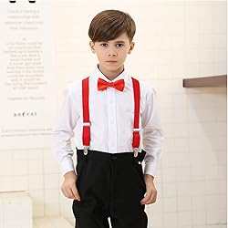 Kajeer Kids Suspender Bowtie Necktie Sets
