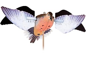 Avian-X PowerFlight Spinning Wing Dove Life-Size Motion Decoy - Durable Weather-Resistant Realistic Lifelike Hunting Decoy with Mounting Stake & Carry Bag Included