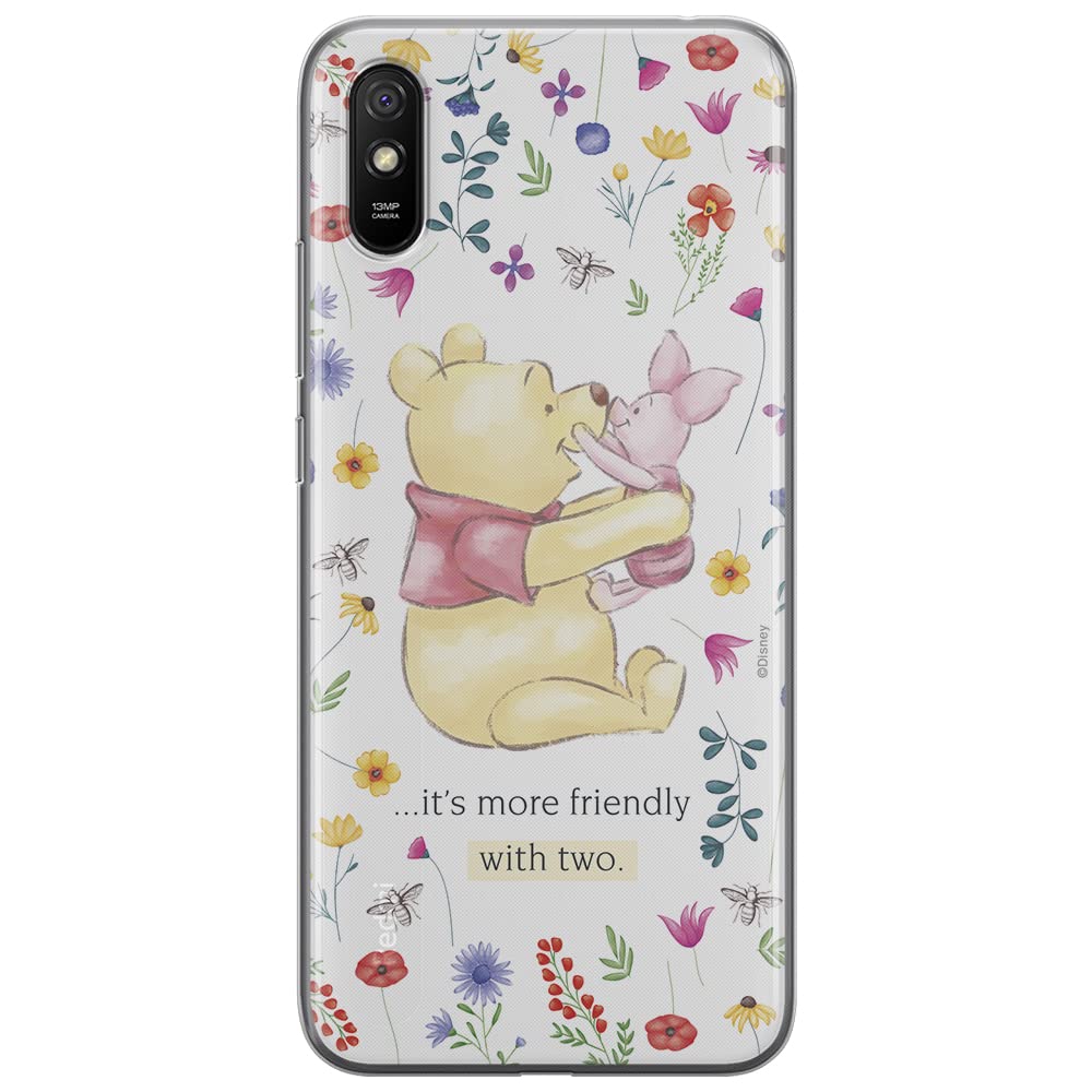 ERT GROUP mobile phone case for Xiaomi REDMI 9A original and officially Licensed Disney pattern Winnie the Pooh and friends 030 optimally adapted to the shape of the mobile phone, case made of TPU