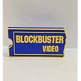 3D Printed Blockbuster Video Logo Sign Retro 90s Movie Room Decor Display