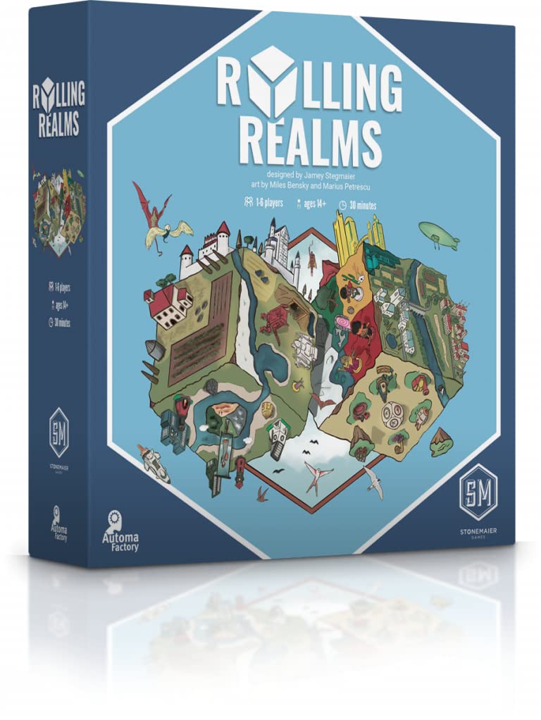 Stonemaier Games | Rolling Realms | Card Game | Ages 14+ | 1-6 Players | 30-45 Minutes Playing Time