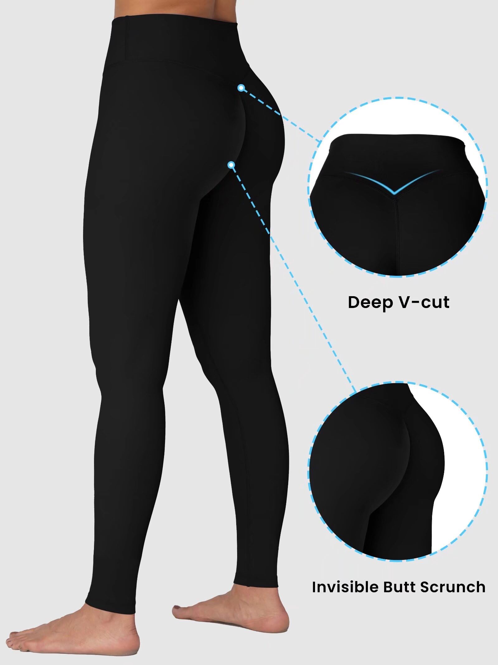 Invisible Butt Scrunch Workout Leggings