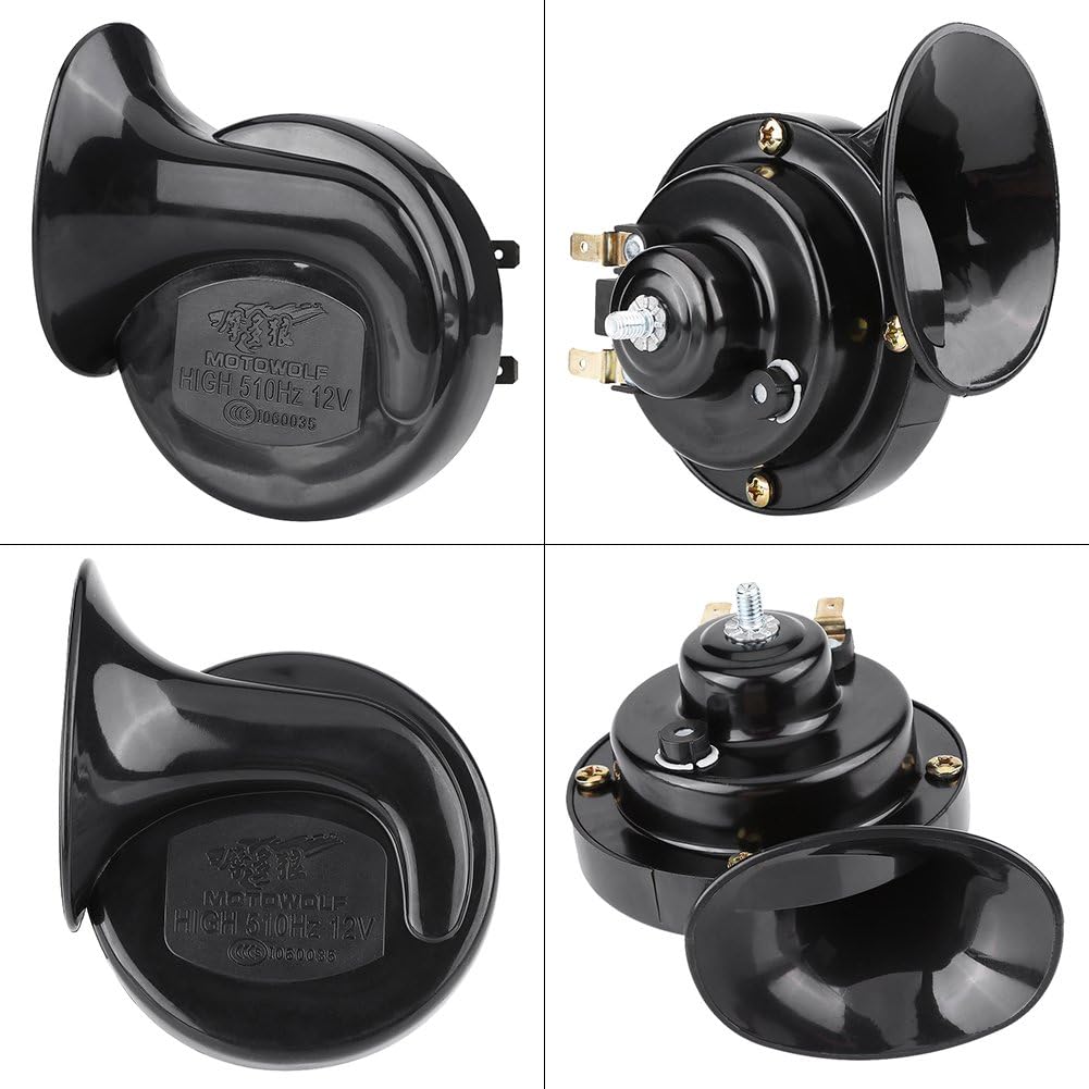 Keenso Universal Loud Electronic Air Horn for Motorcycle Auto Car Scooter TypeC Horn Speeker