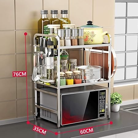 ZHAS Rejilla de Horno de microondas de Acero Inoxidable ...