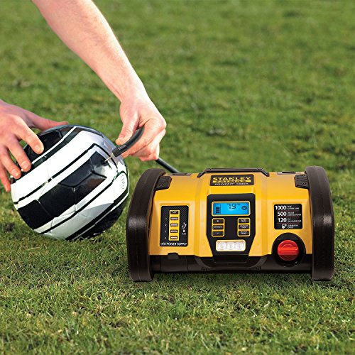 Stanley Fatmax 1000 Peak Amp Power Station Jump Starter, Air Pressure