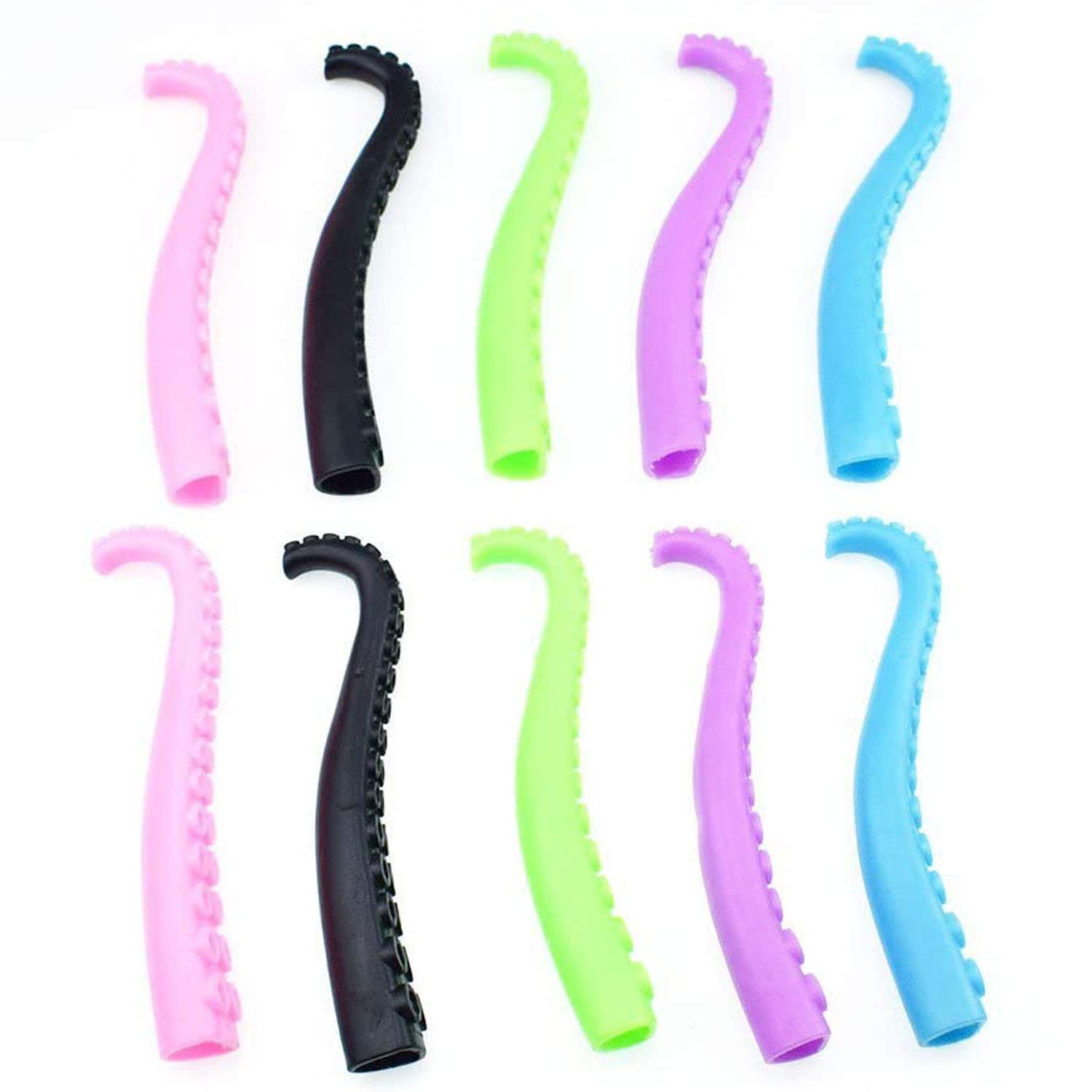 Carykon 10 Pcs Octopus Tentacle Finger Puppets, Assorted Color