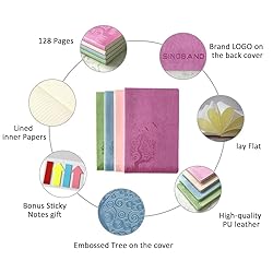 SINOBAND 4 Pieces Journals for Writing, A5