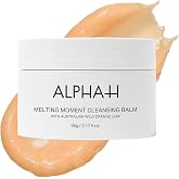 Alpha-H Melting Moment Cleansing Balm - Makeup &amp; SPF Remover (90g) | Melts Away SPF, Dirt &amp; Pollution, Nourishing Balm-To-Oil Texture, Vegan &amp; Pregnancy-Safe for All Skin, Australian Made