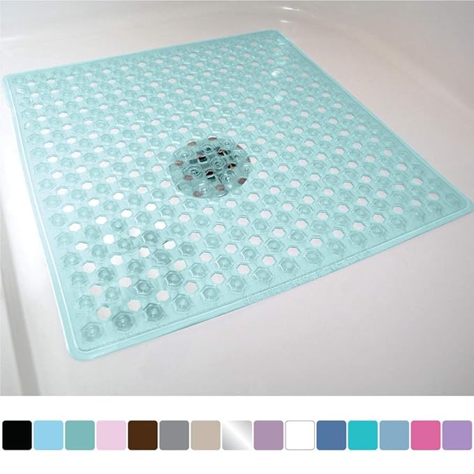 Gorilla Grip Original Patented Bath, Shower, and Tub Mat (21x21