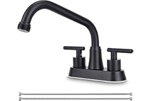 Bietor Utility Laundry Sink Faucet,Laundry Tub Faucet with 3/4" NPT Threaded End & 2 Lever Handles