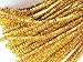Carykon Tinsel Creative Arts Chenille Stems 6 mm x 12 Inch, Pack of 200 (Gold)