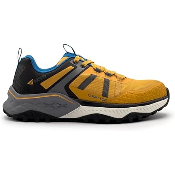 Propet Seeley MAU002M Work Shoes Men SZ 11 XX(5E) Yellow Gray Steel Toe (A1) Propet Seeley MAU002M Composite Toe Work Shoe - Men main image 3