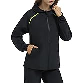 LAZAWG Rain Coat for Women Lightweight Rain Jacket Waterproof Breathable Raincoat for Summer Spring Outdoor Hiking Travel