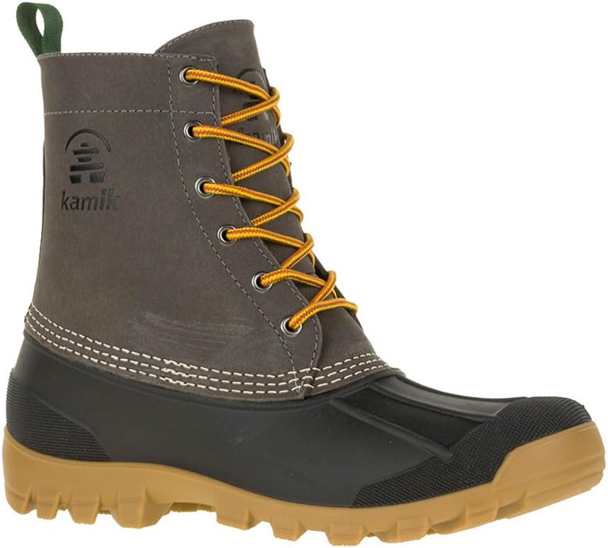 Kamik Yukon 6 Men Round Toe Leather Brown Hunting Boot