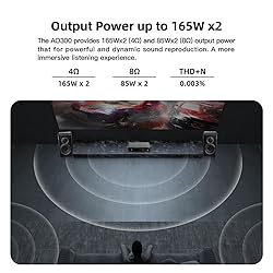 SMSL AO300 MA5332MS Class D Amplifier, 165Wx2 Power