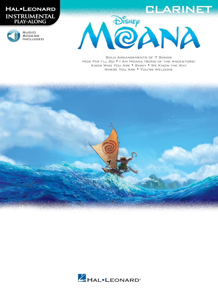 Hal Leonard Instrumental Play-Along: Moana - Clarinet (Book/Online Audio) (Includes Online Access Code)
