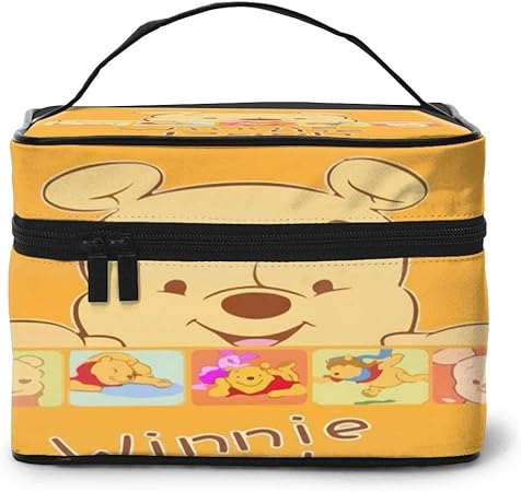 Amazon 化粧ポーチ くまのプーさん ウォッシュバッグ コスメポーチ コンパクト 大容量 小物入れ 仕切り 機能的 収納ポーチ トラベルポーチ バニティポーチ 出張 旅行 メイクポーチ かわいい おしゃれ Milla 化粧ポーチ 通販