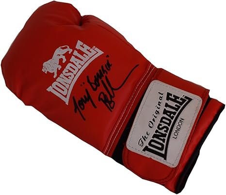 tony bellew signed glove