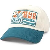 HUK Mens Fine Cord Unstructured Patch Trucker Hat, Casual Adjustable Cap for Outdoor and Everyday Wear