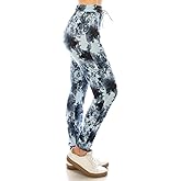 Leggings Depot Premium Women's Joggers Popular Print High Waist Track Pants (S-XL) BAT5