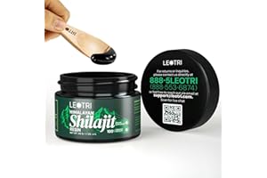 LEOTRI Shilajit Resin Pure Himalayan Organic: Authentic Fulvic Acid with Trace Minerals - Natural Himalayans Shilajit Resin for Men and Women's Energy Immune Support (Blackish-Brown)