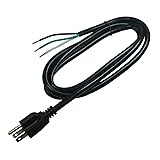 14 AWG Replacement AC Power Cord with Open End -3