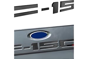 Tailgate Insert Letters Compatible with f 150 2021-2025 3D Emblems with Strong Adhesive Matte Black