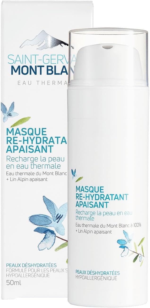 Saint-Gervais Mont Blanc - Soothing Rehydrating Face Mask for Sensitive and Dehydrated Skin - 50 ml