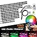 SUNPIE 12Pcs Bluetooth Motorcycle LED Light Kit Strips Multi-Color Accent Glow Neon Ground Effect Atmosphere Lights Lamp with Wireless Remote Controller for Motorcycles