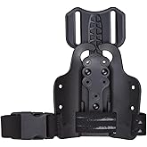 Drop Flex Adapter Adjustable Drop Leg Platform Polymer Leg Shroud Adapter for Holsters and Magazine Pouche Quick Locking