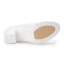 Cusolemore White Pumps Shoes for Women with Arch