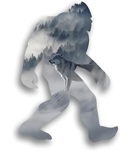 Big Foot Vinyl Decal Sticker Bigfoot Sasquatch Decal