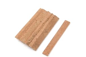 Geesatis Clarinet Accessories 10 pcs Clarinet Neck Joint Cork Natural Instrument Repair Kit Parts for Neck Cork