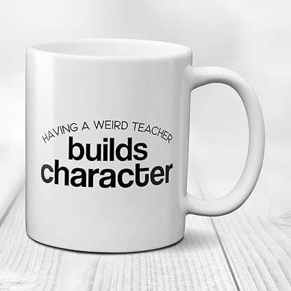Amazon Co Jp 変な先生がいる キャラクター 変な先生マグ 英語の先生へのギフト 英語の先生用マグ おもしろグラマーギフト ホーム キッチン