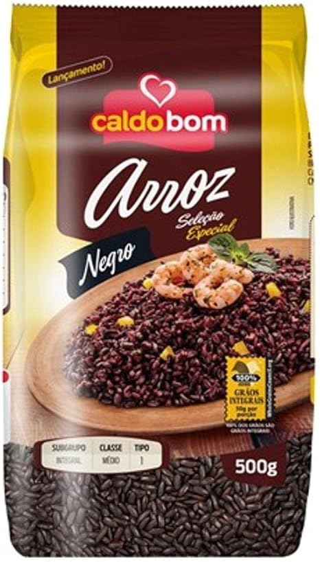 Arroz Negro 500g - Caldo Bom 