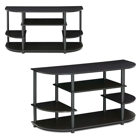 Amazon Com Ramco Corner Tv Stand Espresso Durable Sturdy