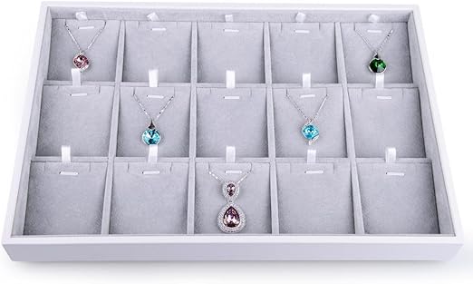 Amazon Com Oirlv Velvet Jewelry Organizer Trays Stackable