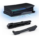 NexiGo Horizontal Stand for New PS5 Slim and Pro Console, [Minimalist Design], Base Stand for PS5 Accessories, Compatible with Playstation 5 Slim/Pro Disc &amp; Digital Editions, Black