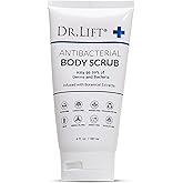 Dr. Lift Antibacterial Body Scrub, Botanical Exfoliating Formula With Vitamin E, Vitamin A, Lavender, and Salt Granules to Exfoliate and Nourish Skin, Body Care for Oily and Combination Skin, 6 Fl Oz