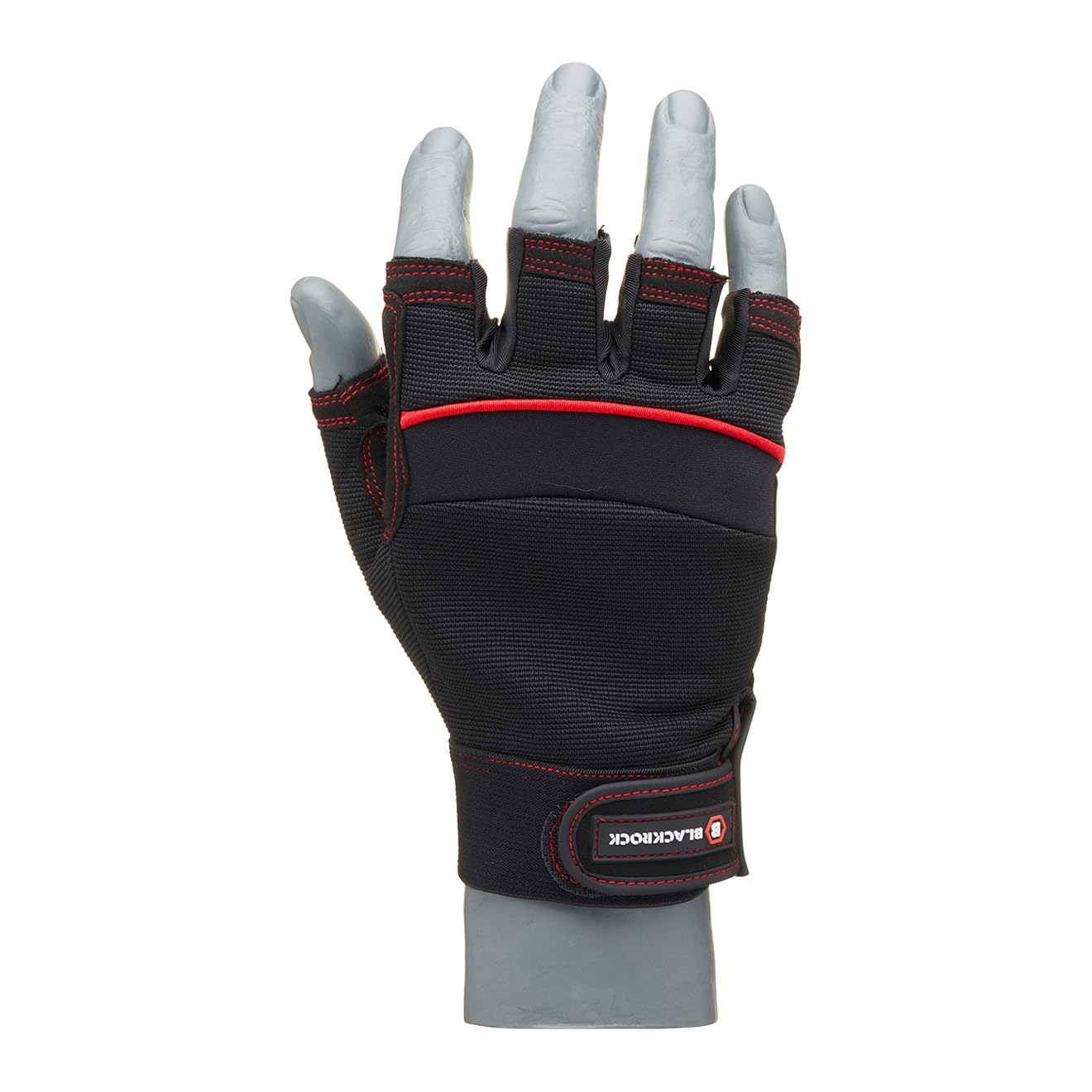 Blackrock Machine Work Gloves Fingerless L/XL