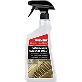 Mothers California Gold Waterless Wash &amp; Wax, 24 oz. (05644) | Quick &amp; Easy Car Care Without Water, Spray On &amp; Wipe Off Ultra-Slick Formula Safely Removes Dirt &amp; Grime Scratch-Free