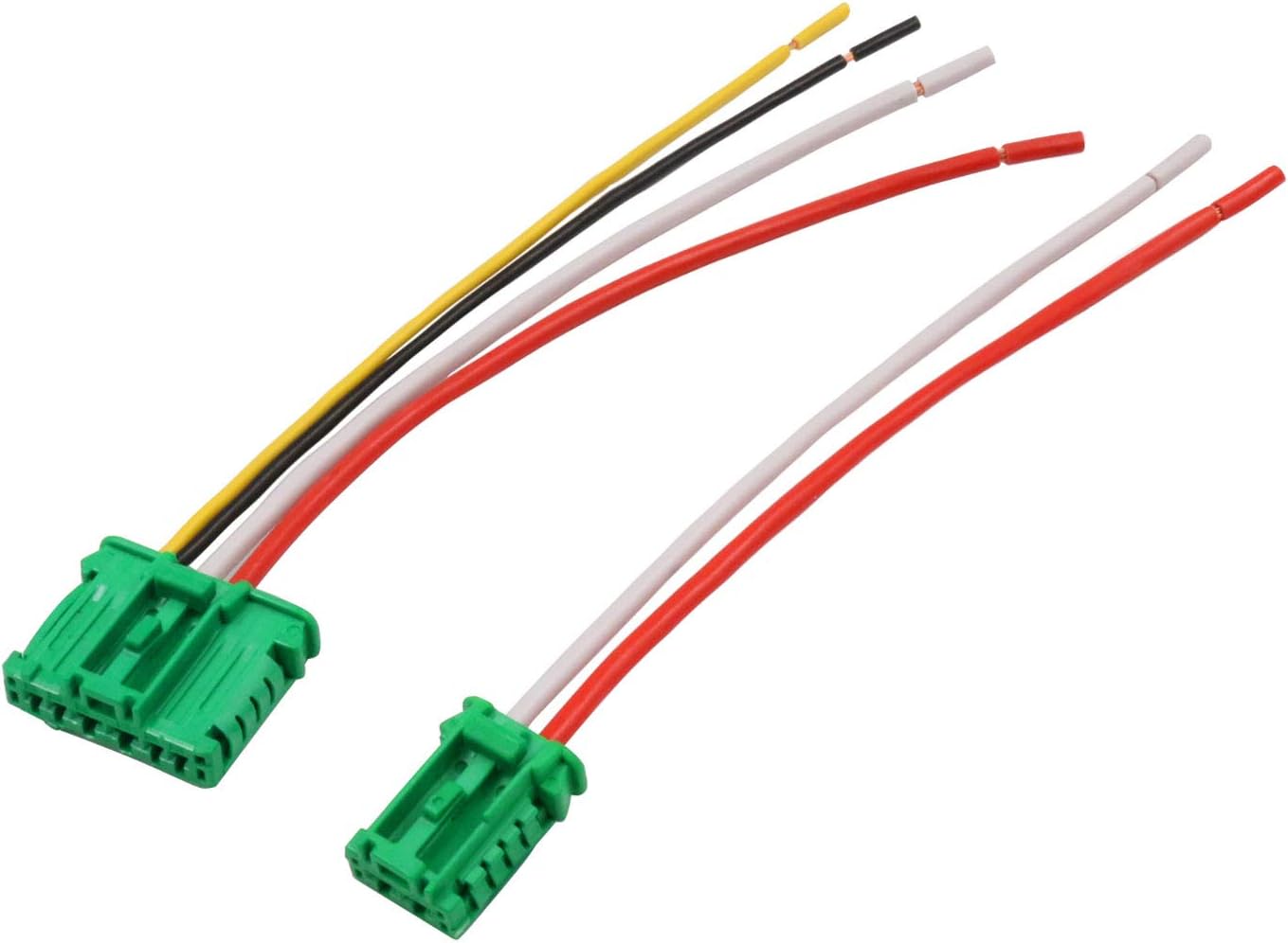 YAOPEI 2 x wiring harness for heating blower motor fan resistor 6441.L2, 3