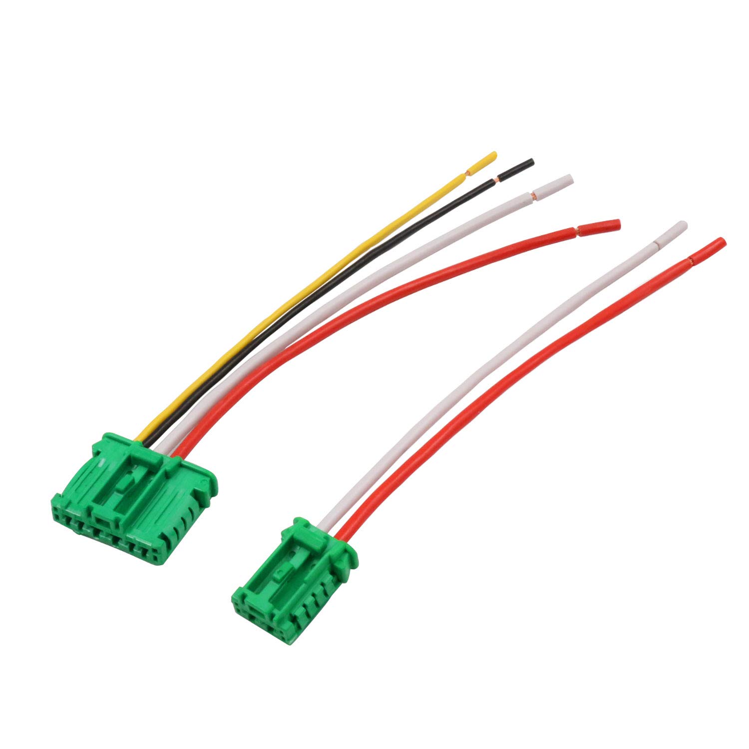 YAOPEI 2 x wiring harness for heating blower motor fan resistor 6441.L2