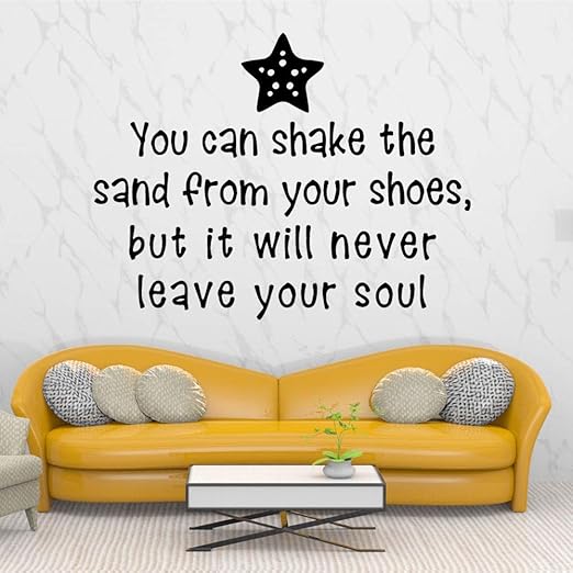 Shaking Sand Bewegliche Vinyl-Wandbilder Für Wohnzimmer Wandaufkleber