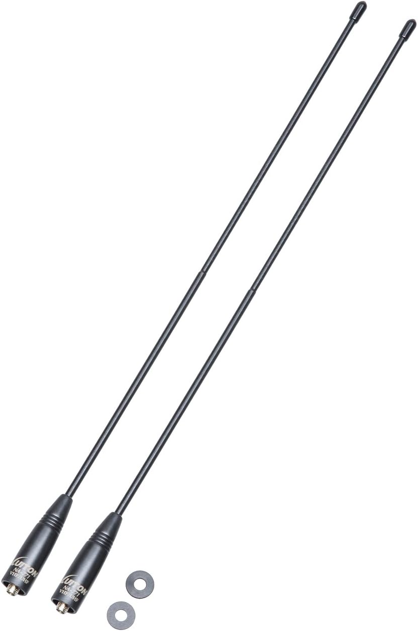 Walkie Talkie Antenna 15.6-Inch Whip Dual Band UV VHF/UHF 144/430Mhz Antennas SMA-F for UV-82 UV-B5 GT-3 BF-F8HP UV-5RA UV-5RE UV-5R by LUITON (2 Pack): Home Audio & Theater