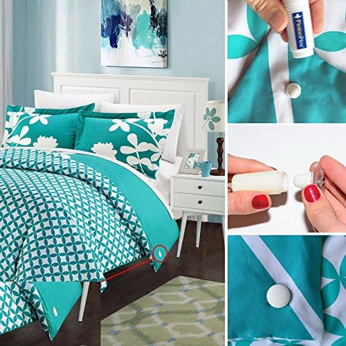 PinionPins Magnetic Duvet Clips 16 Count (Cloth Pins) - Perfect Duvet Fasteners, Comforter Clips, Duvet Donuts, Corner Keepers (16 Pins enough for 4 beds)