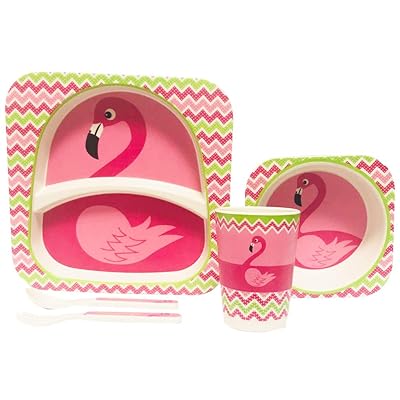 Natural Organic Bamboo Fibers Flamingo Design Dominican Republic | Ubuy
