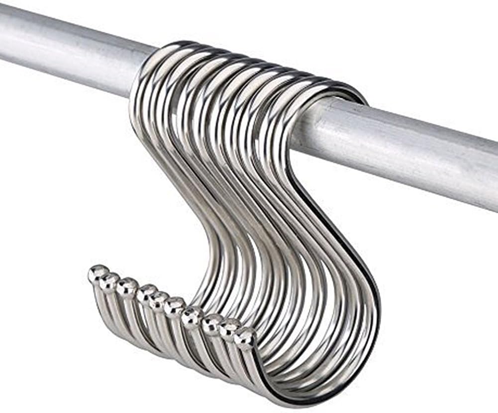 Cheerfulus 10 STK SHaken Edelstahl Küchenhaken Haken Besteckhalter